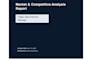 do ai competitor analysis and market research with strategic report